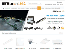 Tablet Screenshot of envisionledlighting.com